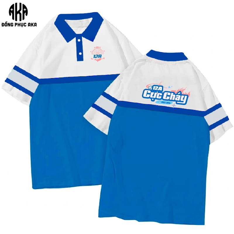 Áo Đồng Phục Lớp Màu Xanh Dương - 1