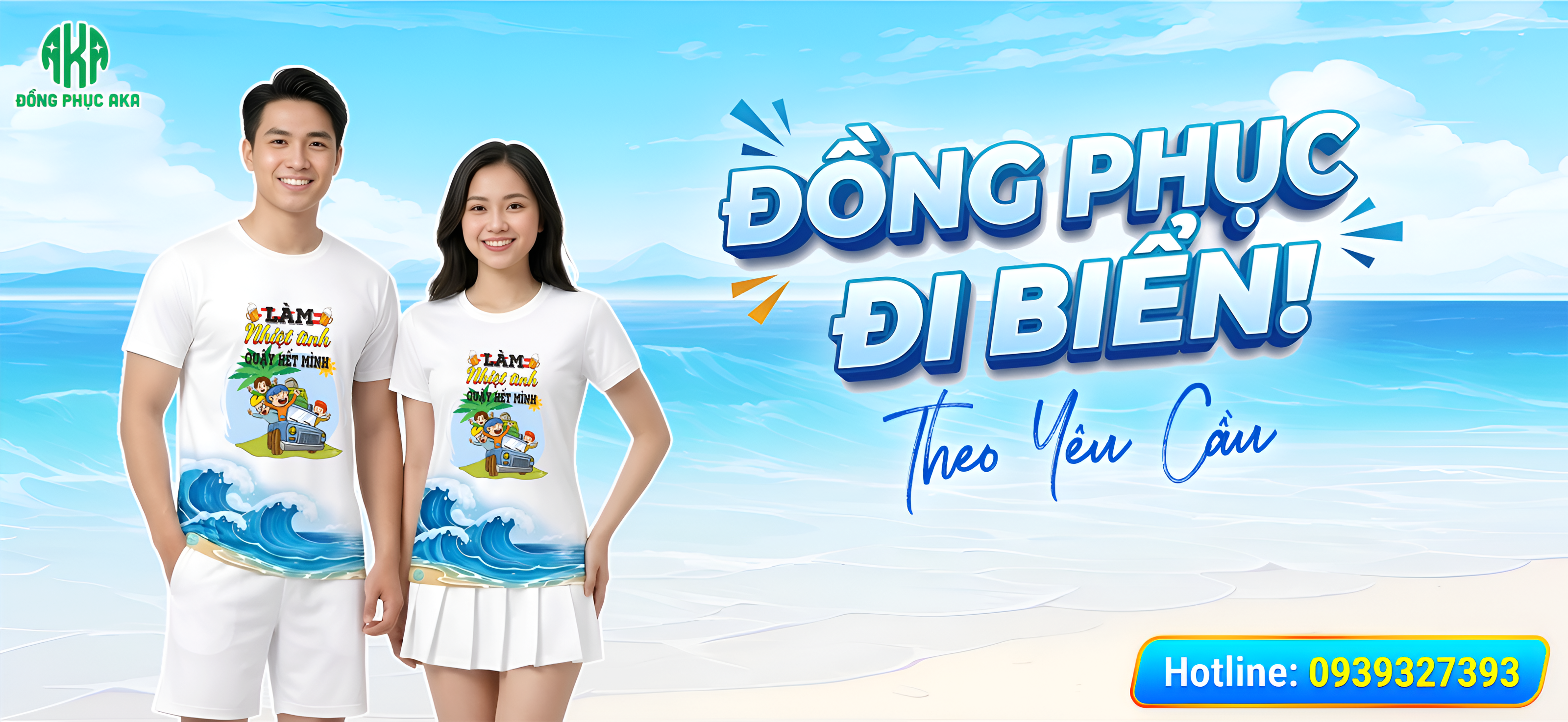 Banner Đồng Phục Đi Biển