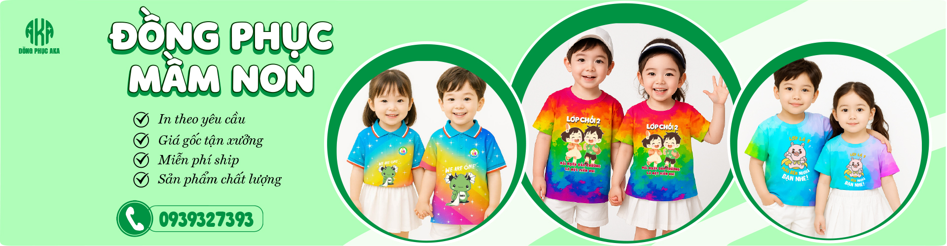 Banner Đồng Phục Mầm Non