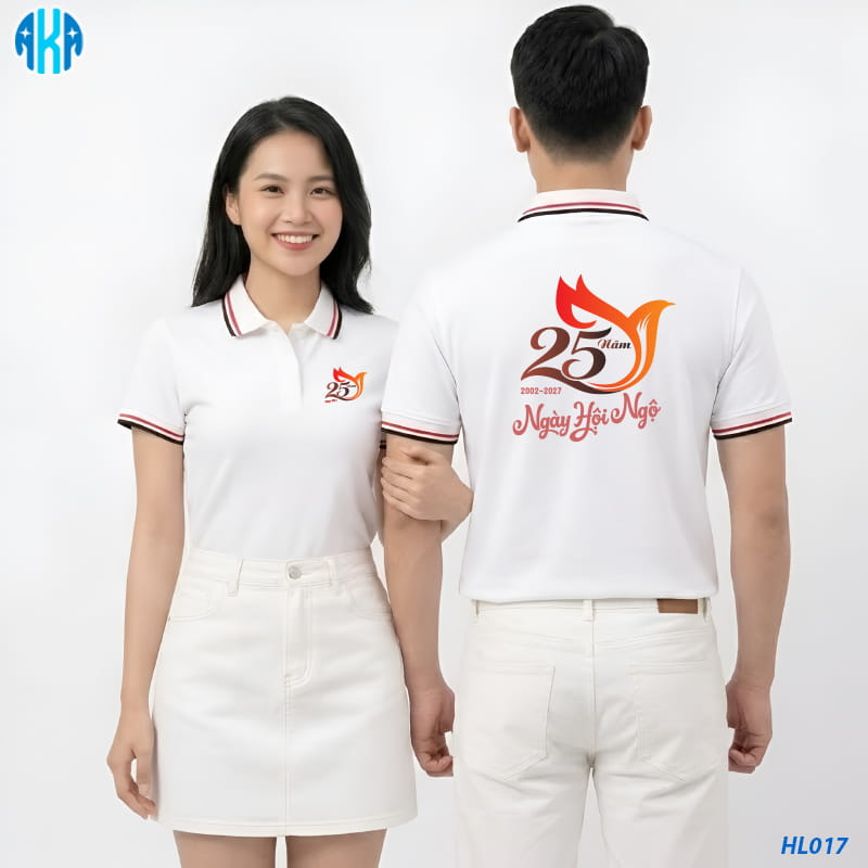 áo đồng phục họp lớp màu trắng, áo họp lớp, áo đồng phục họp lớp, đồng phục họp lớp, đồng phục họp lớp 25 năm, mẫu áo họp lớp đẹp, áo đồng phục họp lớp đẹp