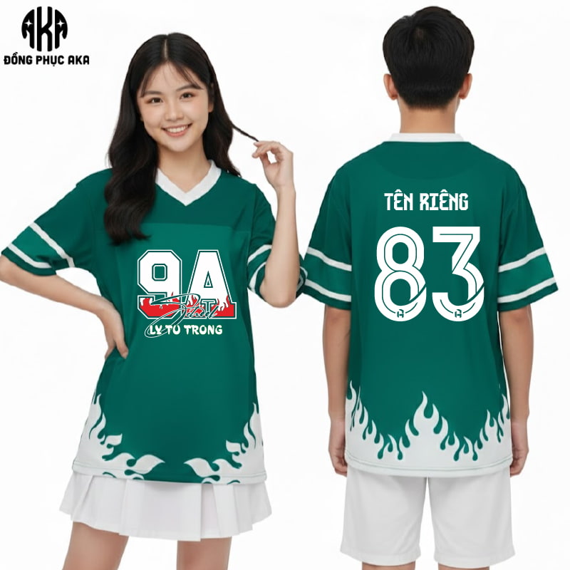 Áo Lớp Màu Xanh Lá Đậm