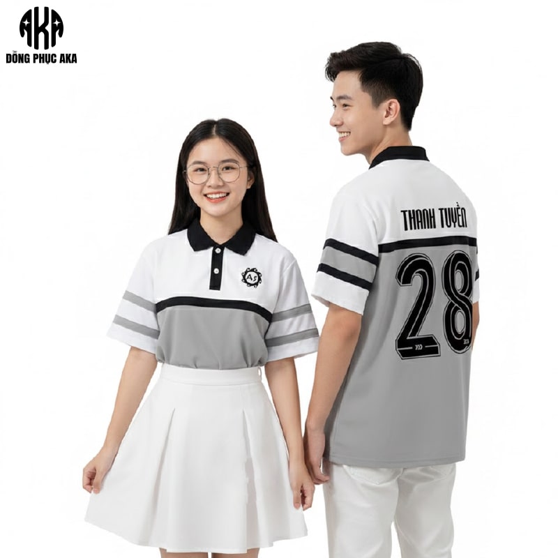 mẫu áo lớp có cổ, áo lớp có cổ, áo lớp polo, áo lớp, áo đồng phục lớp, áo phông lớp, áo lớp đẹp, mẫu áo lớp đẹp