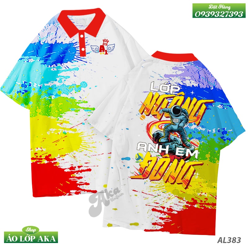 mẫu áo lớp có cổ đẹp, áo lớp a1, áo lớp 3D, áo lớp có cổ, áo lớp loang màu, áo đồng phục lớp có cổ, mẫu áo lớp đẹp có cổ, mẫu áo lớp đẹp, mẫu áo lớp có cổ, áo phông lớp có cổ, áo thun lớp có cổ