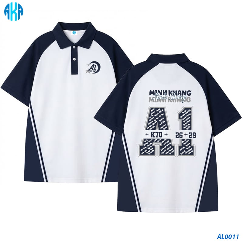 mẫu áo lớp có cổ màu trắng đẹp, áo lớp màu trắng có cổ đẹp, áo lớp có cổ, mẫu áo lớp có cổ, áo đồng phục lớp có cổ, áo lớp có cổ đẹp, áo thun lớp có cổ, áo lớp A1, mẫu áo lớp A1