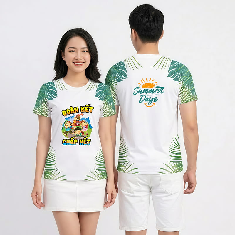 Mẫu Áo Phông Đồng Phục Đi Biển